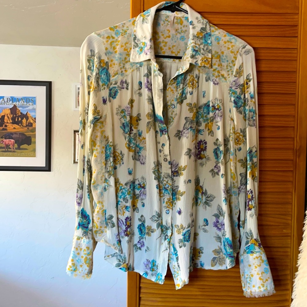 Hold On To Me Printed Top